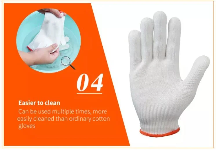 Workout Nylon Polyester Construction Gloves Custom Logo Hand Protection Safety Work Gloves