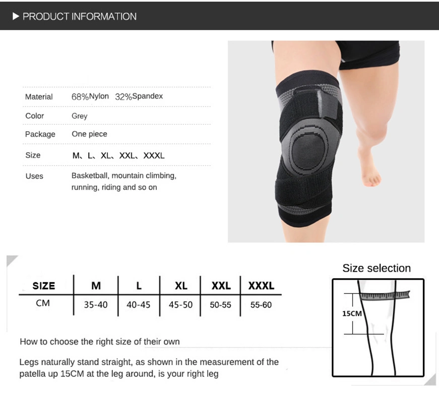 Non-Slip Knee Compression Sleeve for Running, Hiking, Soccer, and Basketball Fit Support for Joint Pain and Arthritis Knee Sleeve Single Wrap Wbb13000