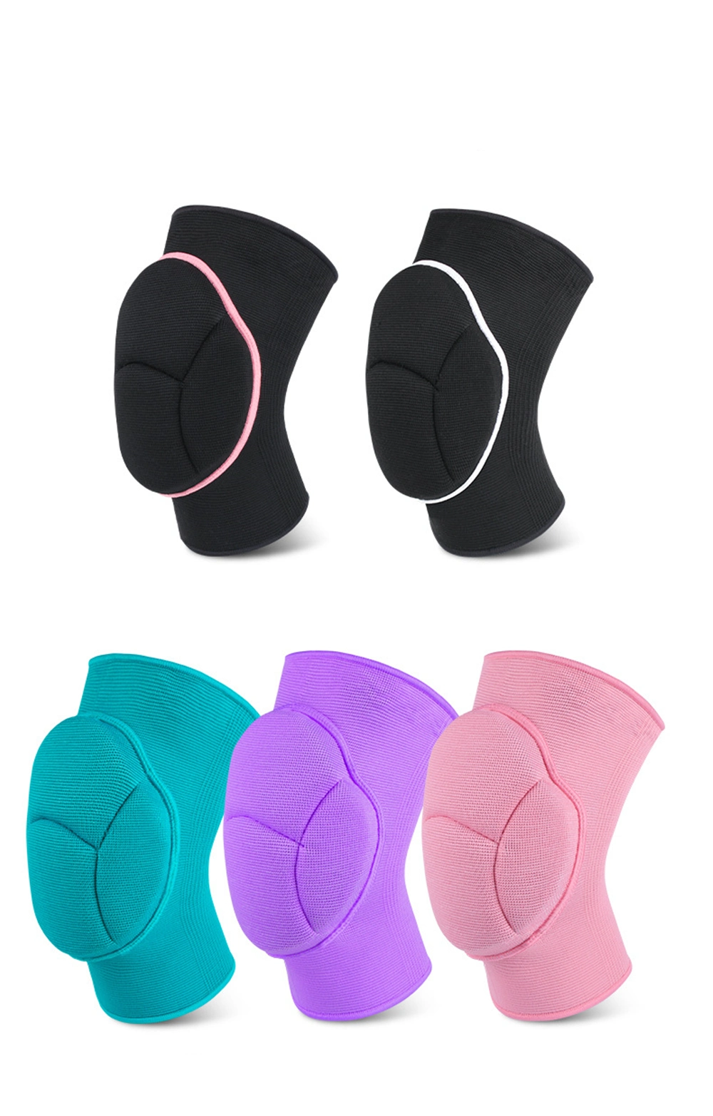 Thick Sponge Knee Support Elastic Dance Protect Knee Pads