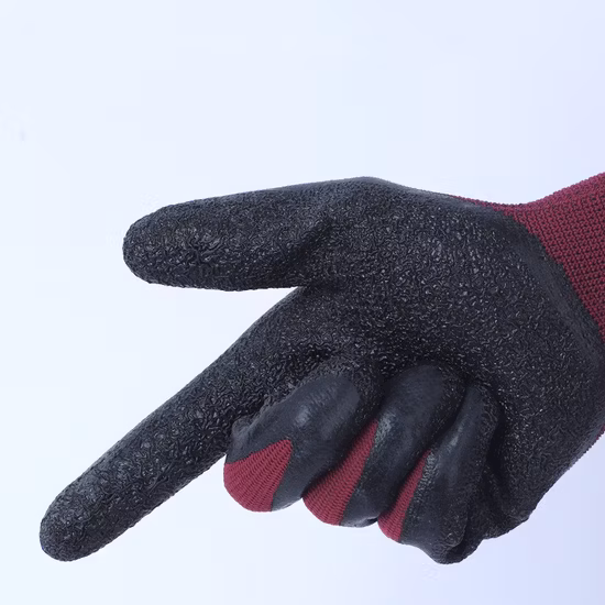 Guantes recubiertos de látex de espuma de invierno de seguridad de trabajo Guantes de seguridad para entrenamiento de hombres