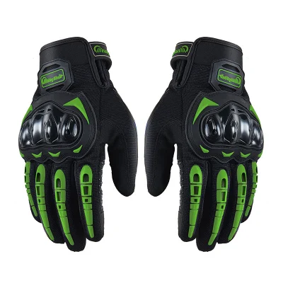 Guantes de motociclista de alta calidad con dedos completos