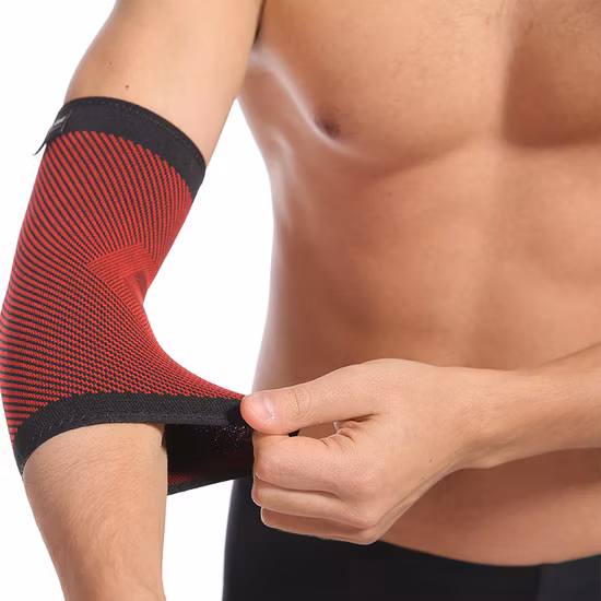 Soporte de compresión para codo para baloncesto, fútbol, ​​tenis y otros deportes.