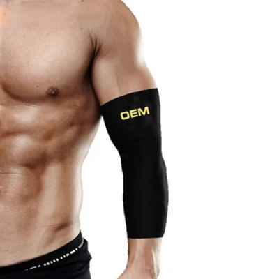 CE-001#Compression Arm Sleeve Baloncesto Sport Personalizado Adelgazamiento Codo Manga del brazo