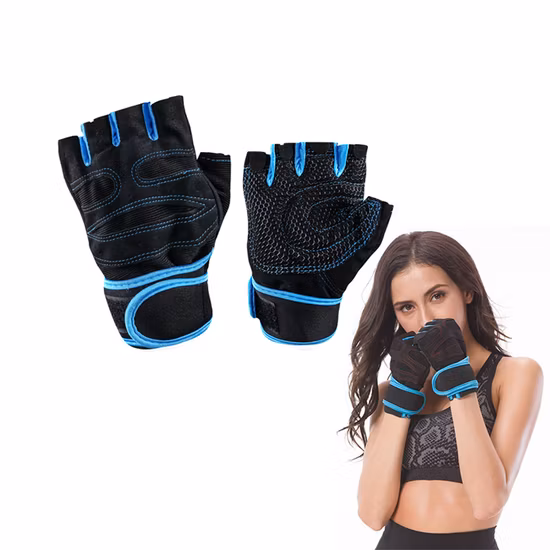 Guantes de entrenamiento para hombres y mujeres, guantes de ejercicio de gimnasio unisex, guantes de levantamiento de pesas con correa para la muñeca, traje para mancuernas, ejercicio, ciclismo, fitness, entrenamiento cruzado
