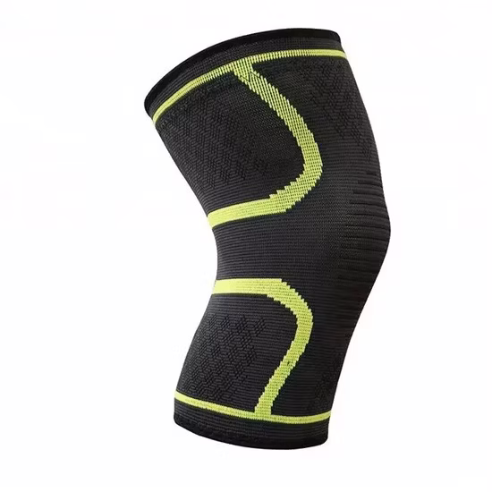 Soporte de rodilla de neopreno de compresión con protector de soporte de rodilla de resortes para deportes