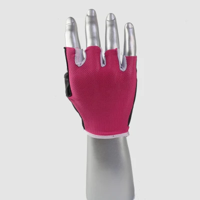 Gran oferta, OEM personalizado, medio dedo, transpirable, motociclista, motorista, guantes de ciclismo, moto