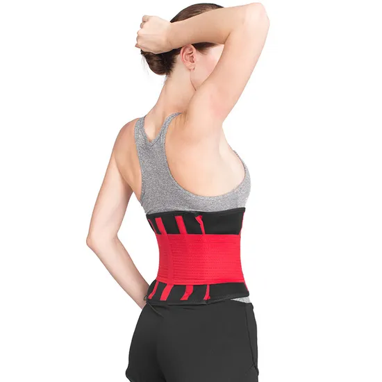 Venta al por mayor, ajustable, cómodo, duradero, deportes, Fitness, cintura, adelgazamiento, entrenador, corsé, corrección, entrenador, cinturón de apoyo