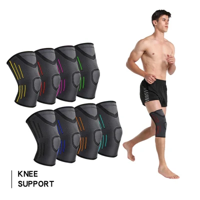 Compresión Rodillera Brace Manga Apoyo Fitness Deportes Pierna Rodilla Protector Pad Manga